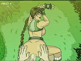 Kaksi naapuria antaa DP -istunnon busty MILF: pormoa lle